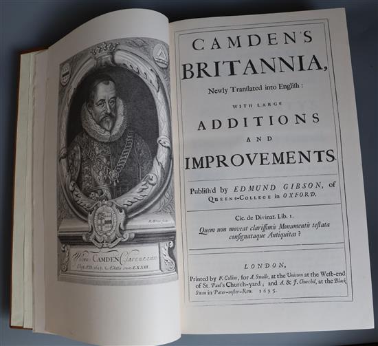 Camden, William - Britannia: or a Chronographical Description, 1st edition of Edmund Gibsons translation,